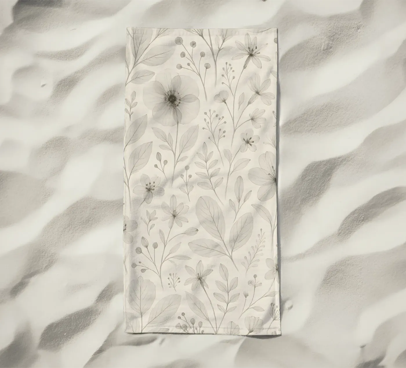 Botanical Pattern telo mare da Sunflower Soul Studio