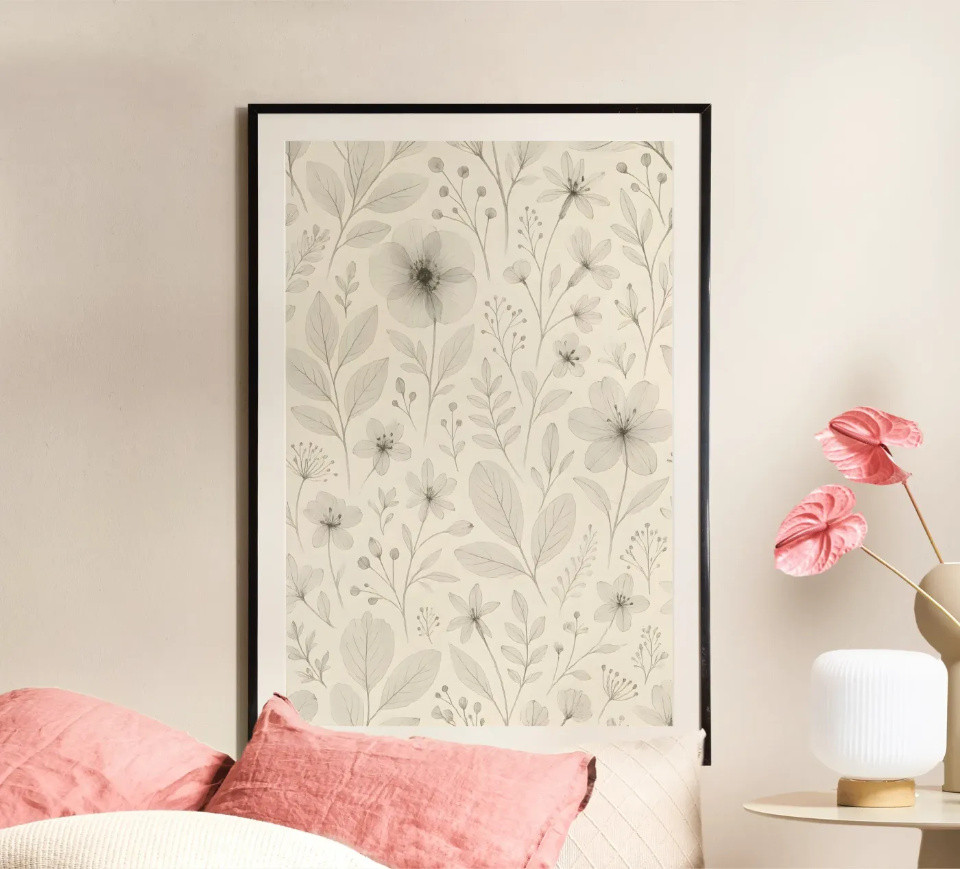 Botanical Pattern poster by Sunflower Soul Studio