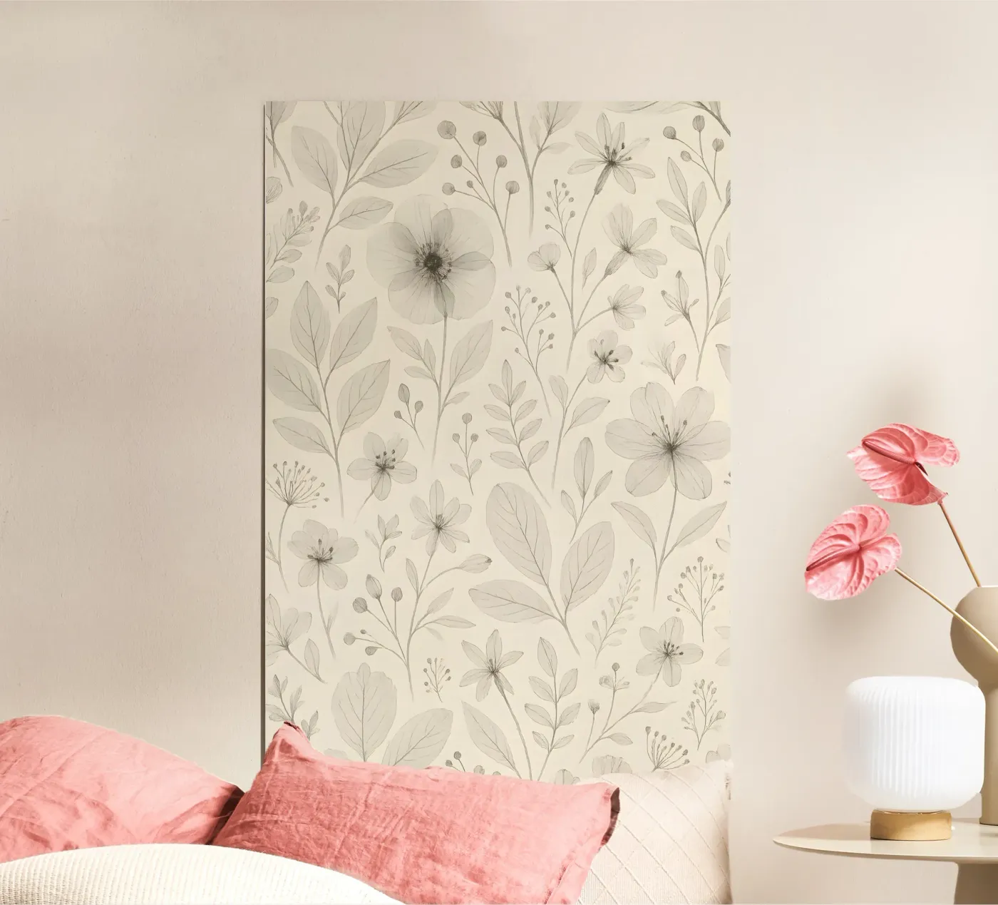 Botanical Pattern poster van Sunflower Soul Studio