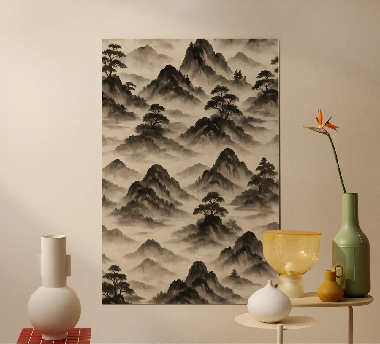 The Mountains poster da Sunflower Soul Studio