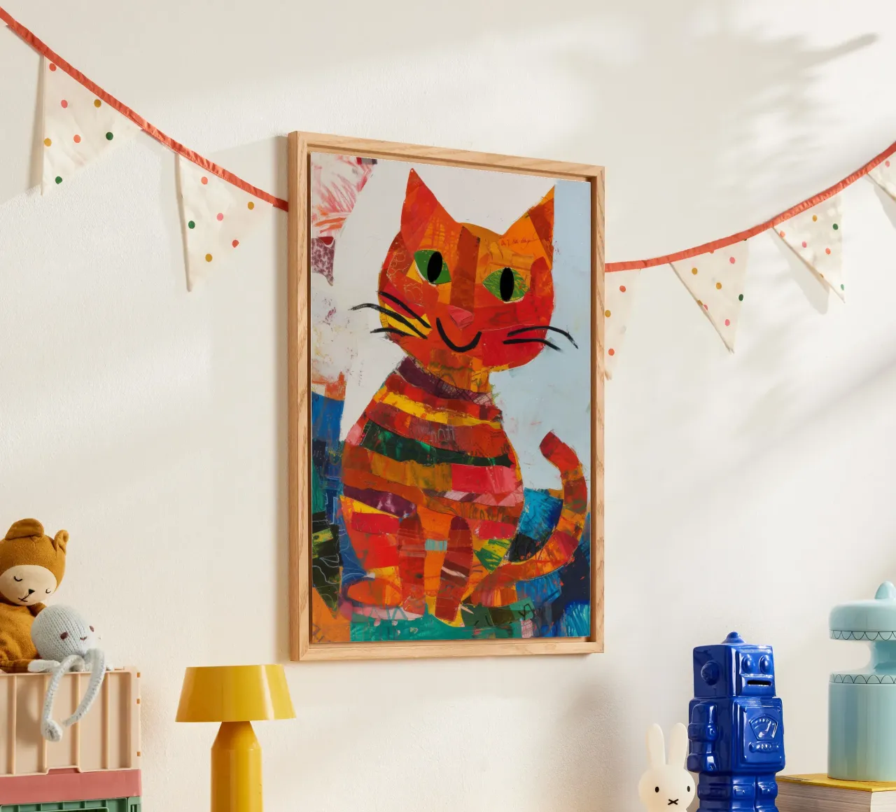 Katzen-collage plexiglass da erdengut