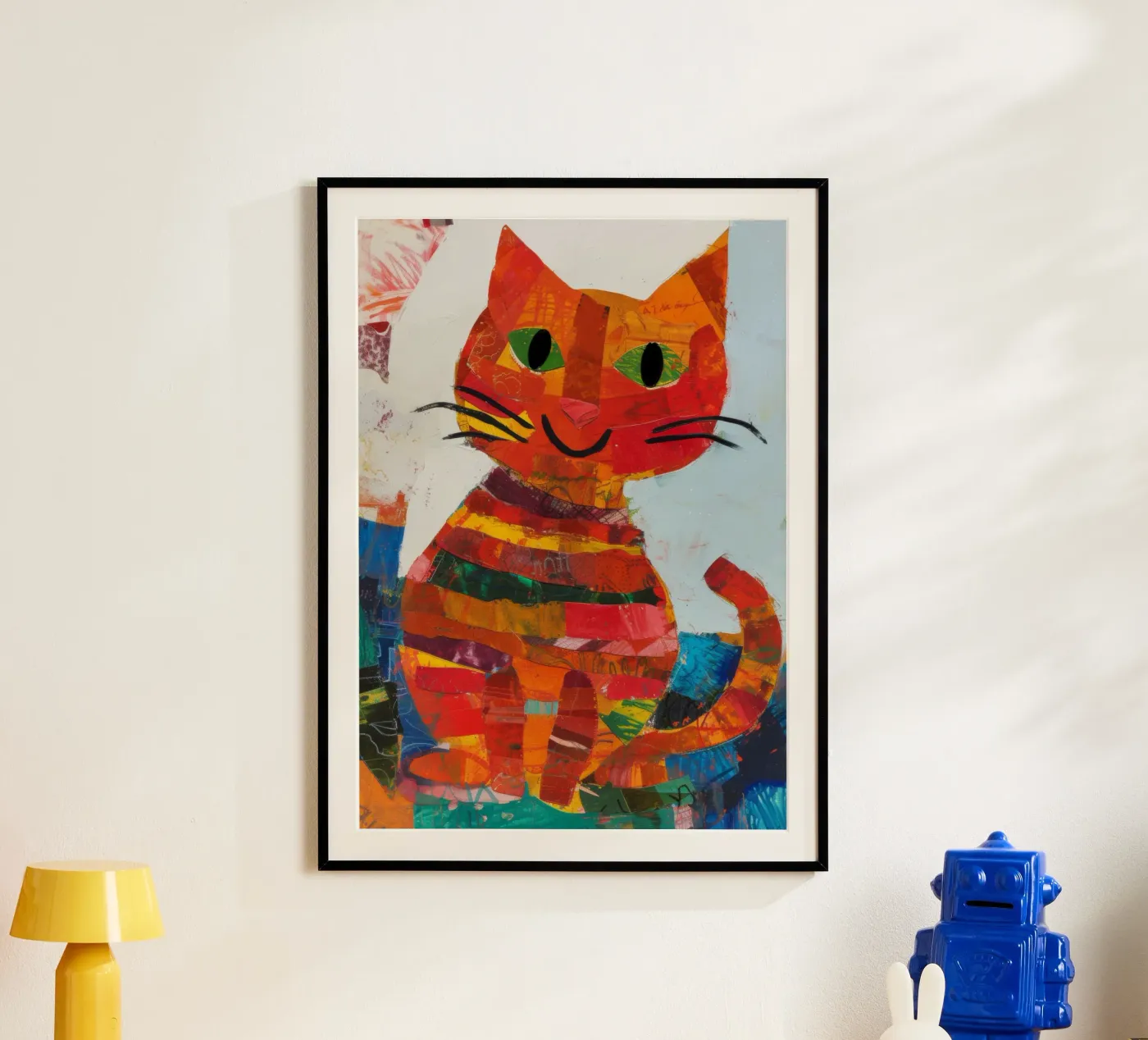 Katzen-collage poster da erdengut