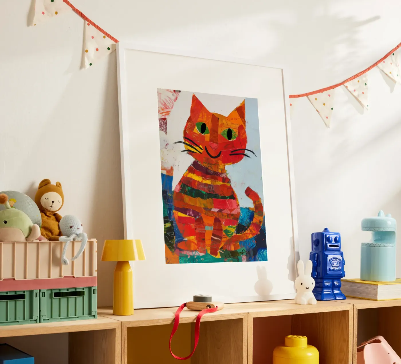 Katzen-collage poster da erdengut