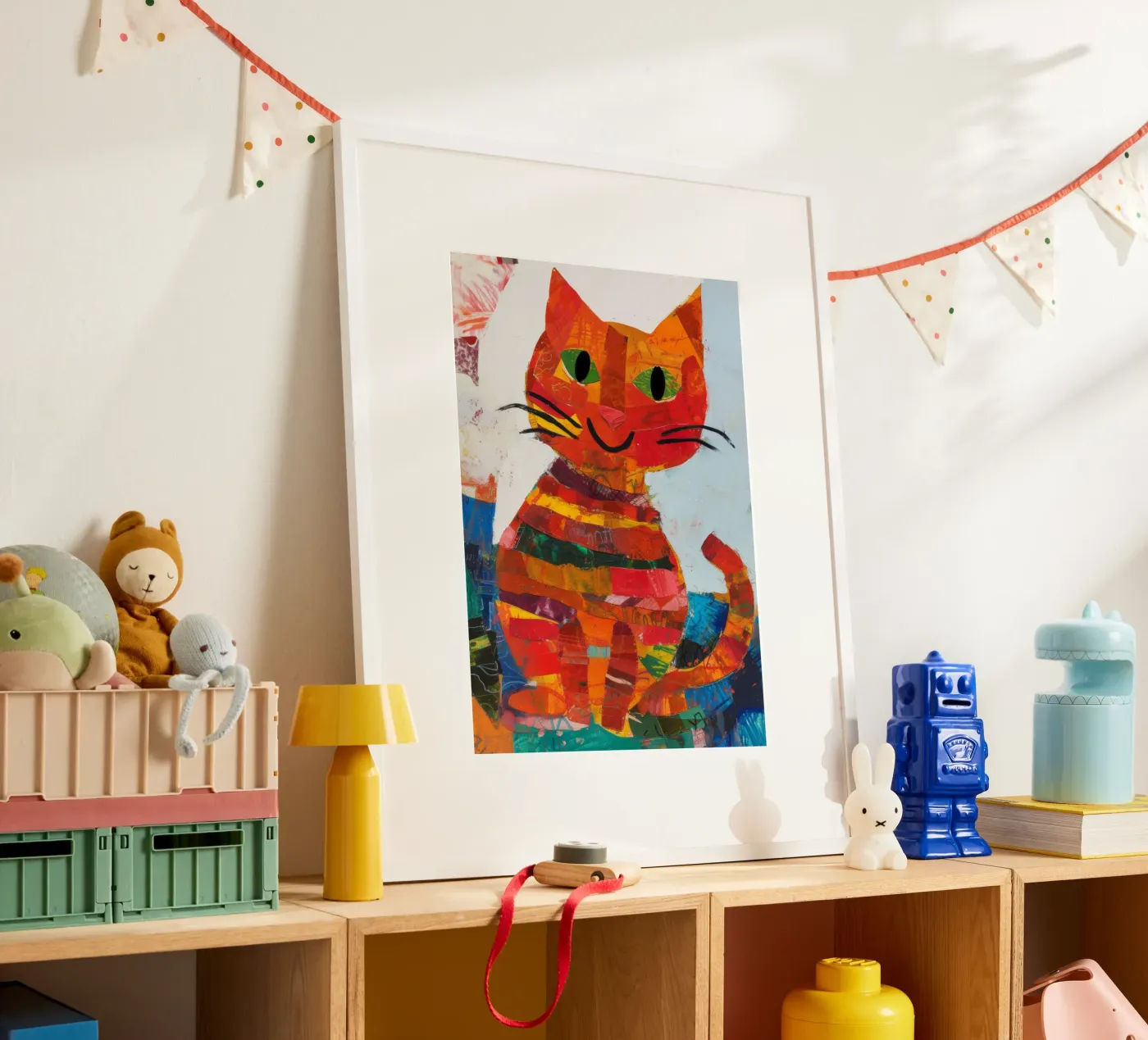 Katzen-collage poster da erdengut