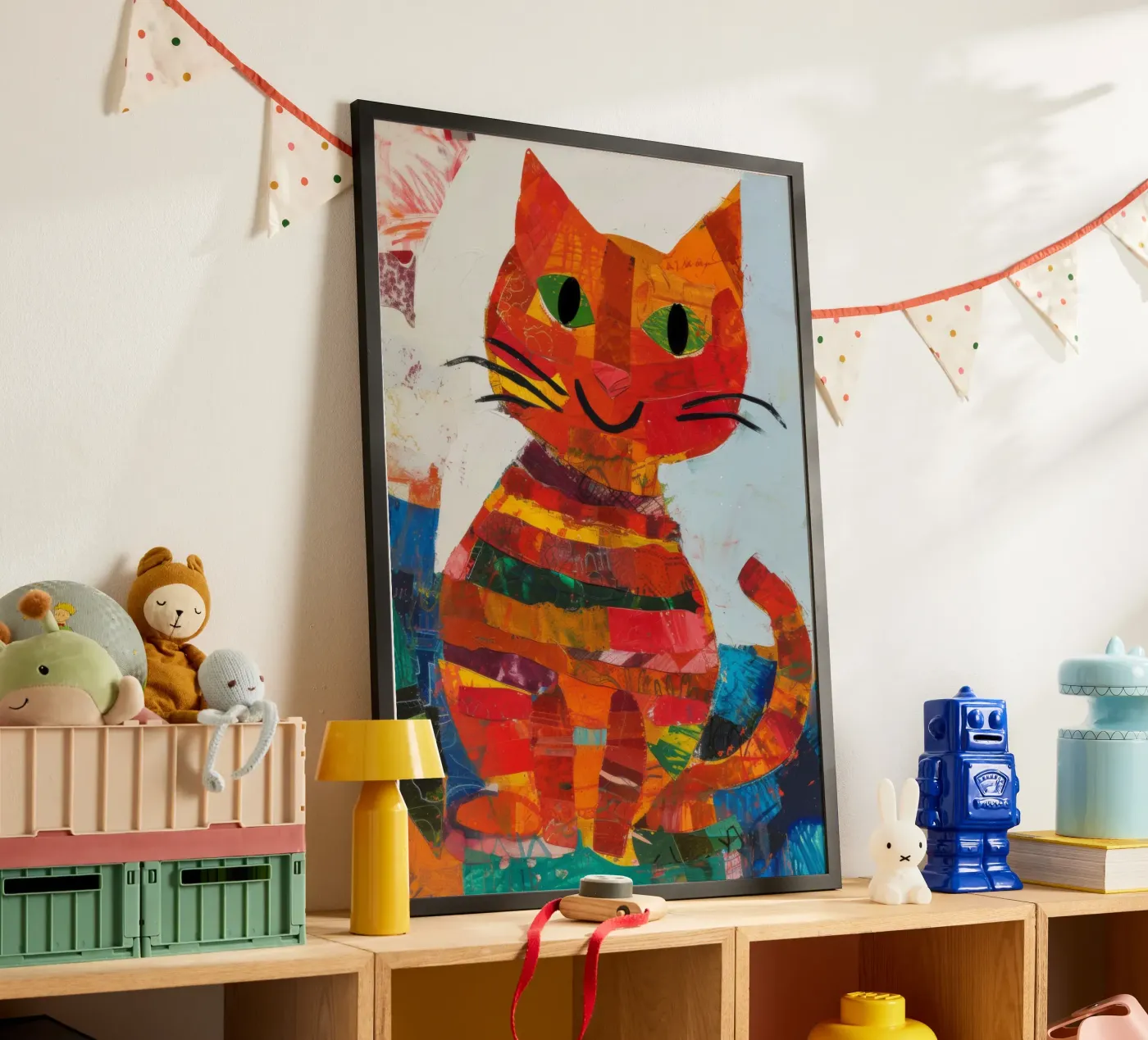 Katzen-collage poster da erdengut