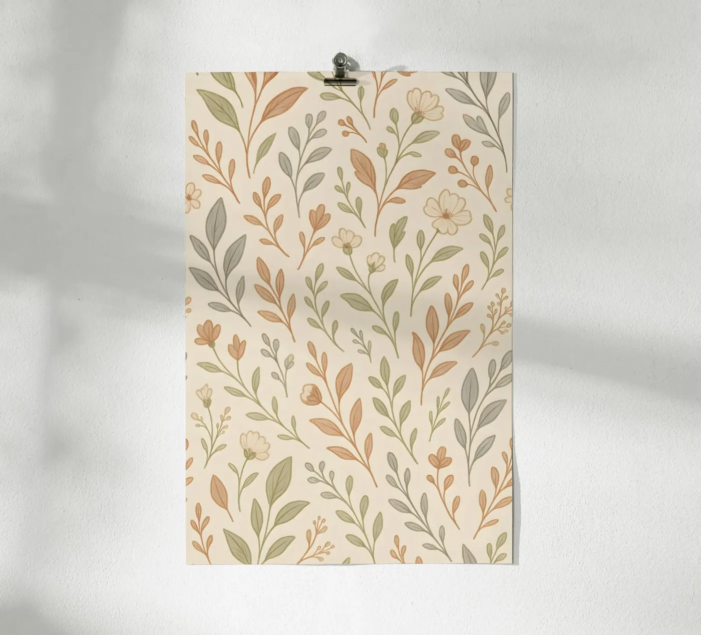 Muted Botanicals poster da Sunflower Soul Studio