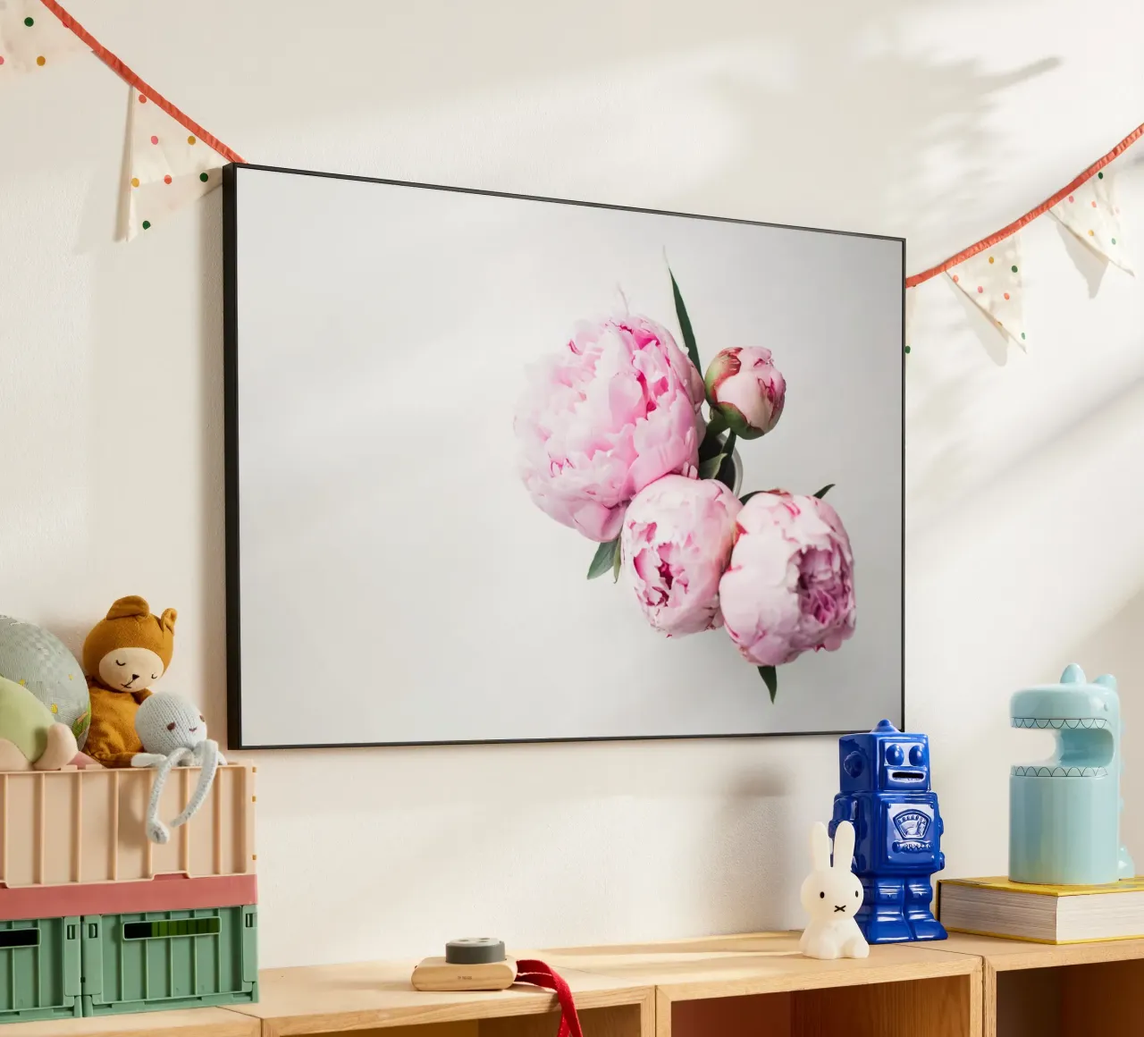 Peonie rosa alluminio dibond da PhotoVibe Decor