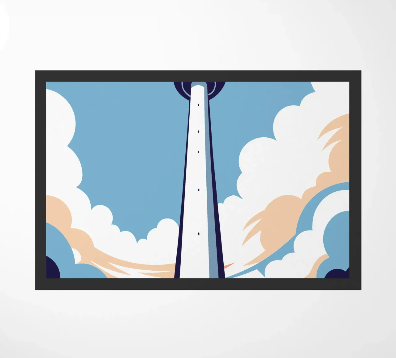 Berlin Tower doormat by STORE PRESENCE