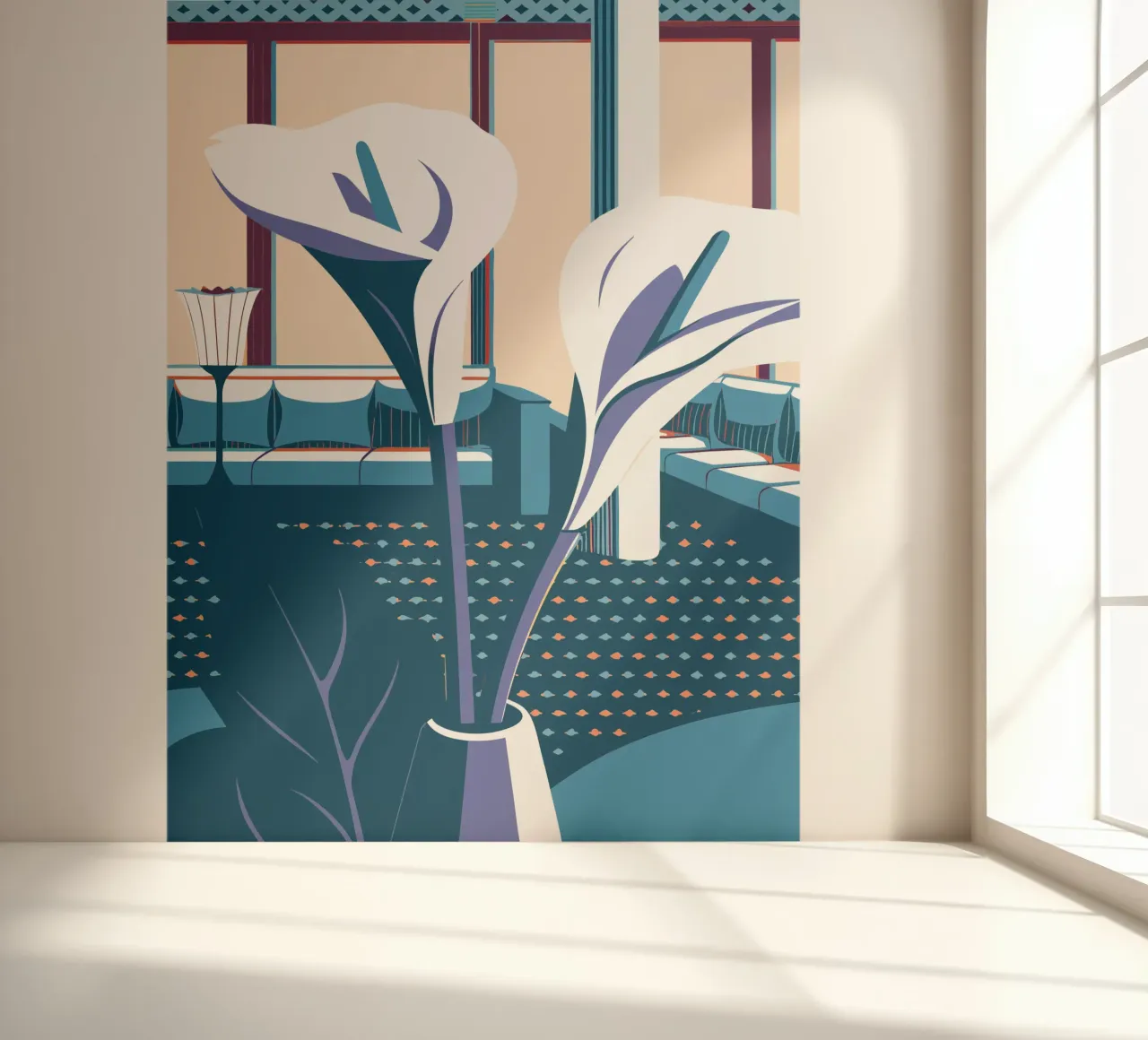 Indoor Flowers photo wallpaper by STORE PRESENCE