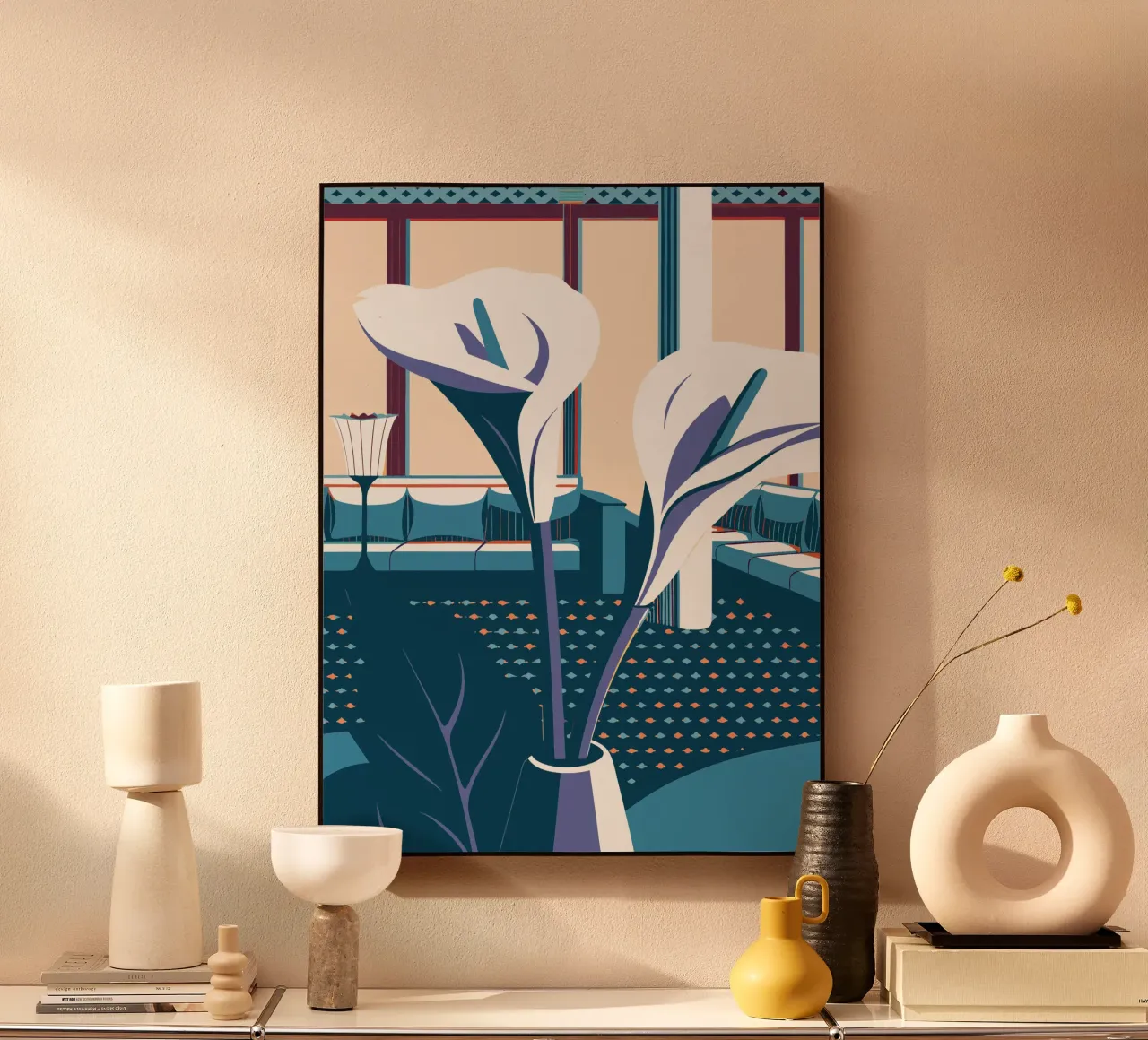 Fiori da interno alluminio dibond da STORE PRESENCE