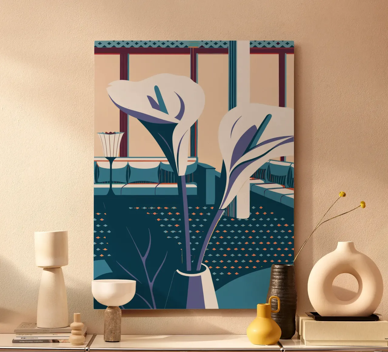 Fiori da interno alluminio dibond da STORE PRESENCE