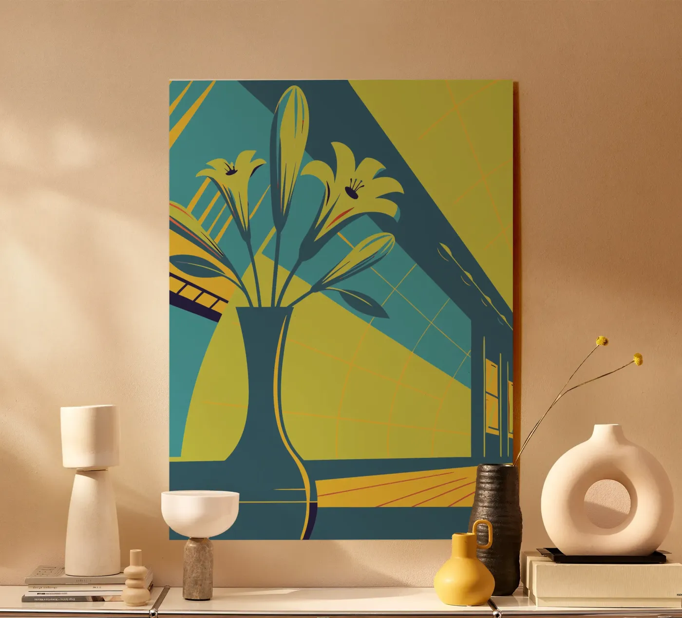 Binnenbloemen acryl van STORE PRESENCE