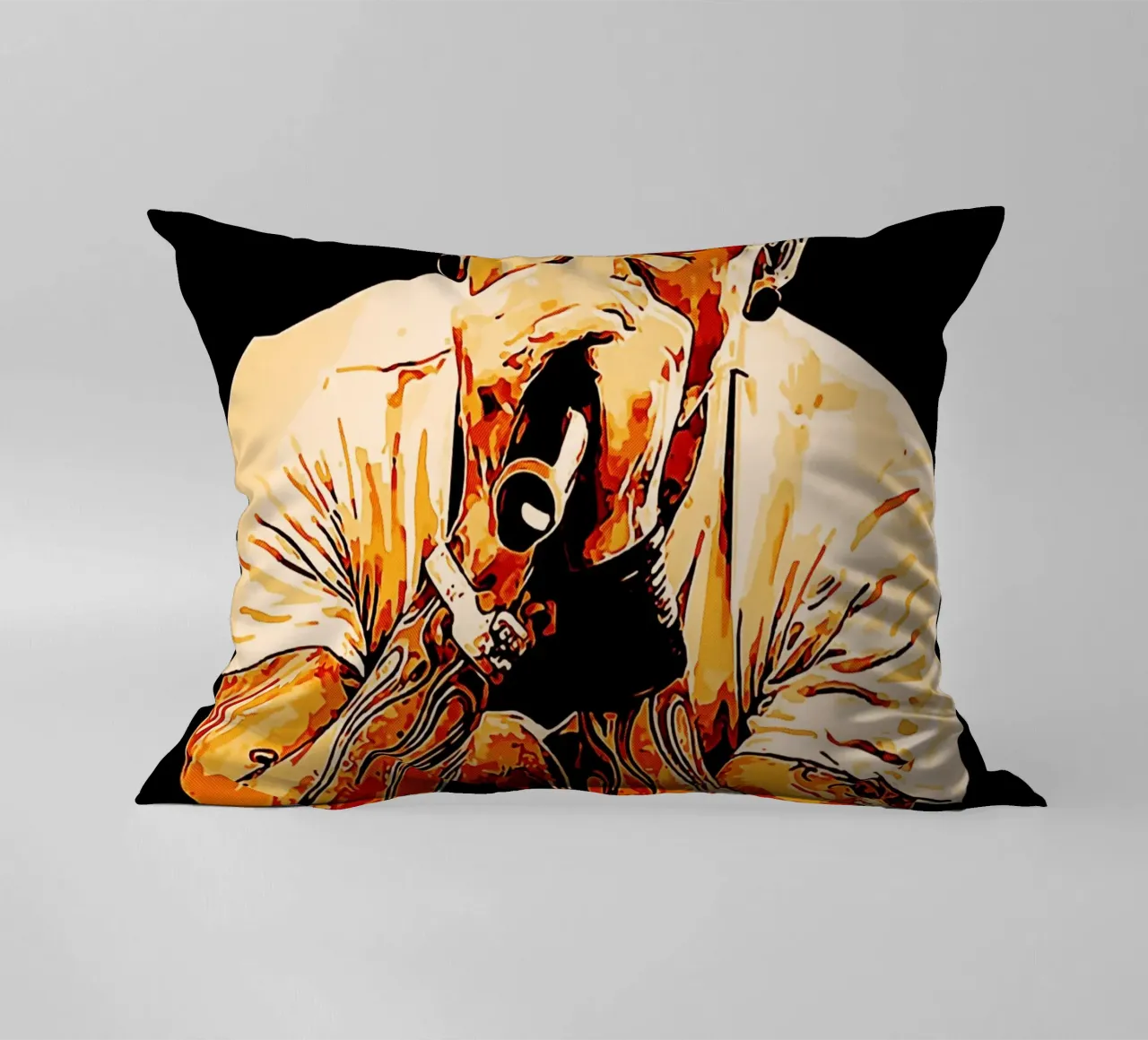 chester bennington scream 2 art cuscino da music soul