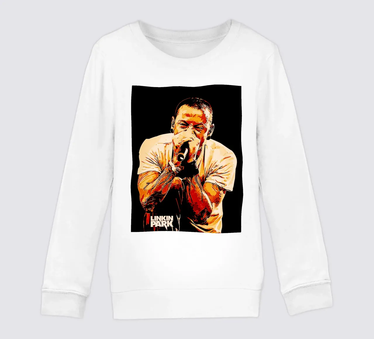 chester bennington scream 2 art felpa bambino da music soul