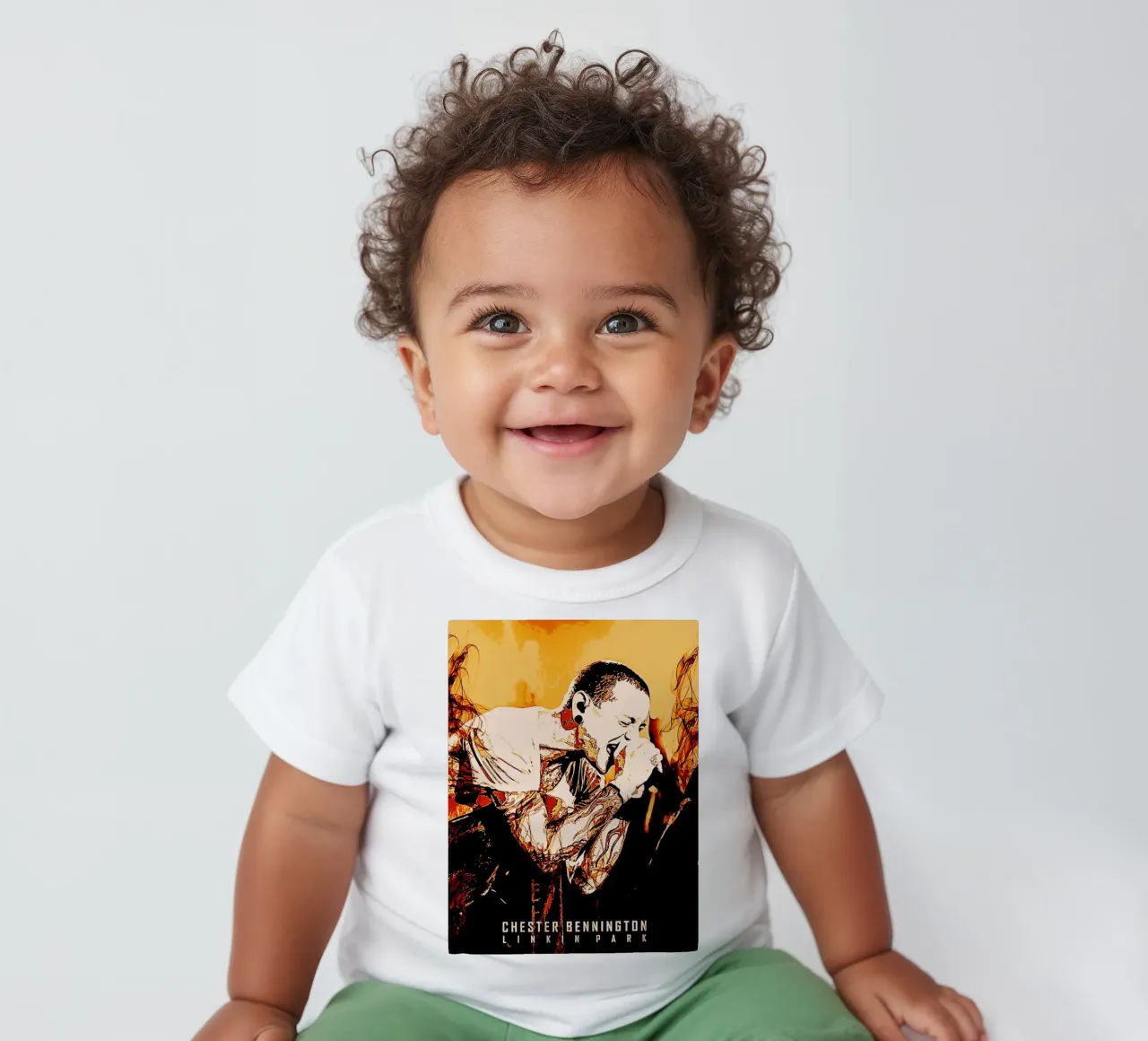 chester bennington scream 1 art maglietta neonato da music soul