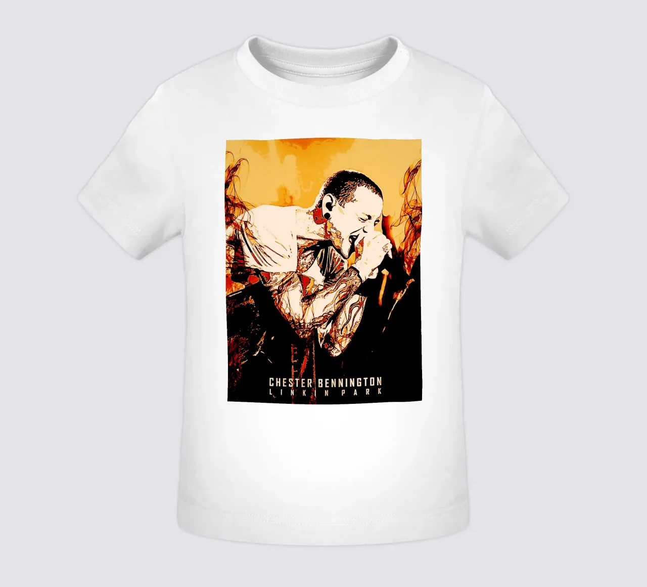 chester bennington scream 1 art maglietta neonato da music soul