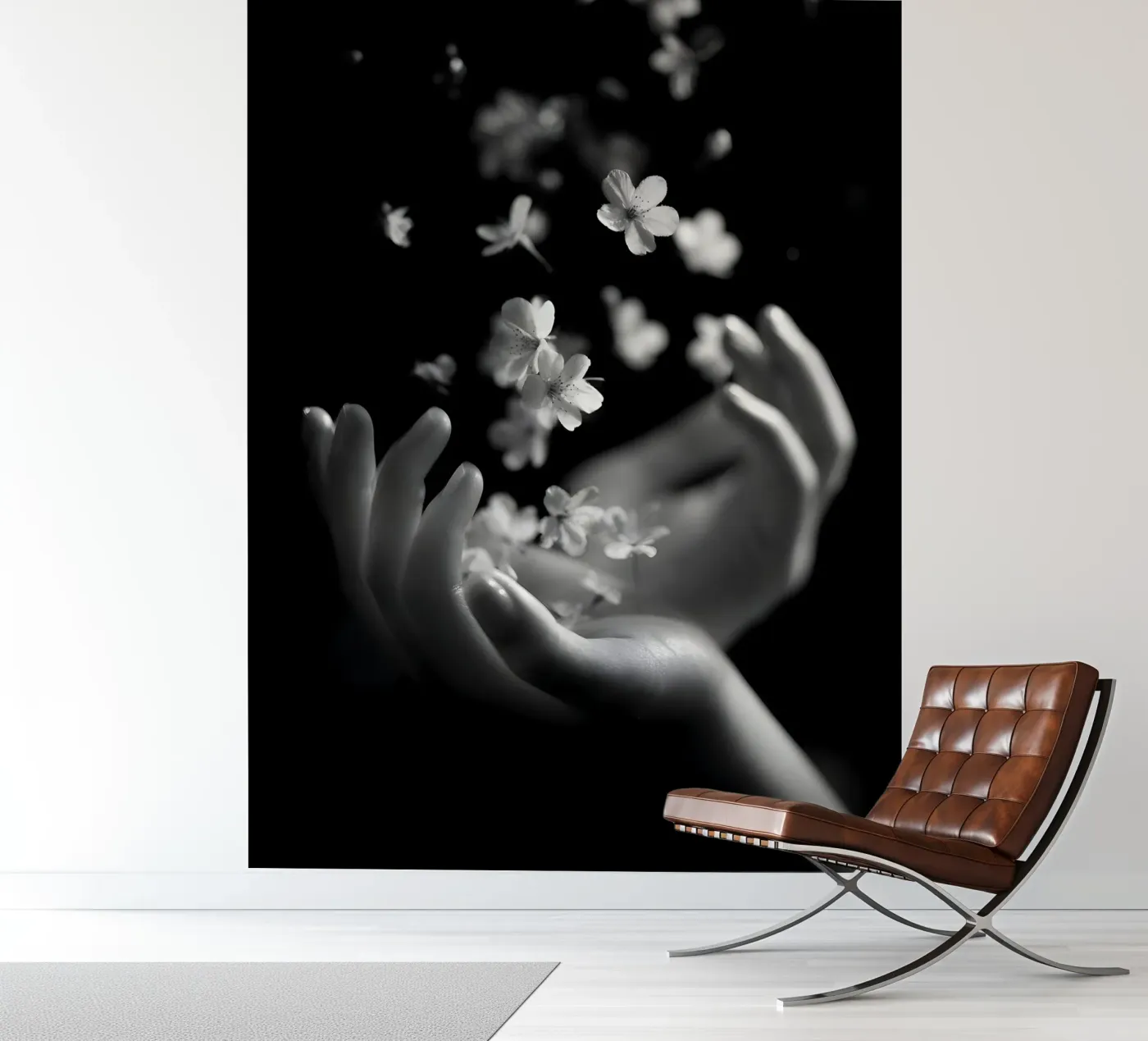 Hold On fotobehang van Mononoir