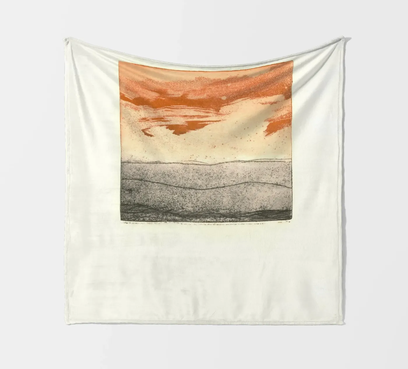 sky texture gradient Fleecedecke von Histrol