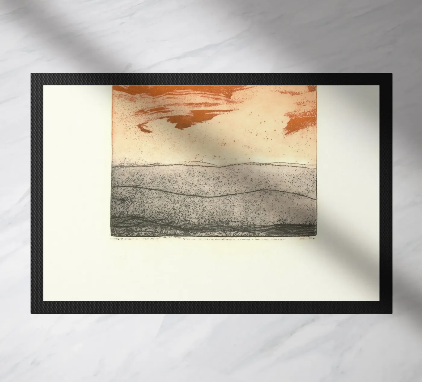 sky texture gradient deurmat van Histrol