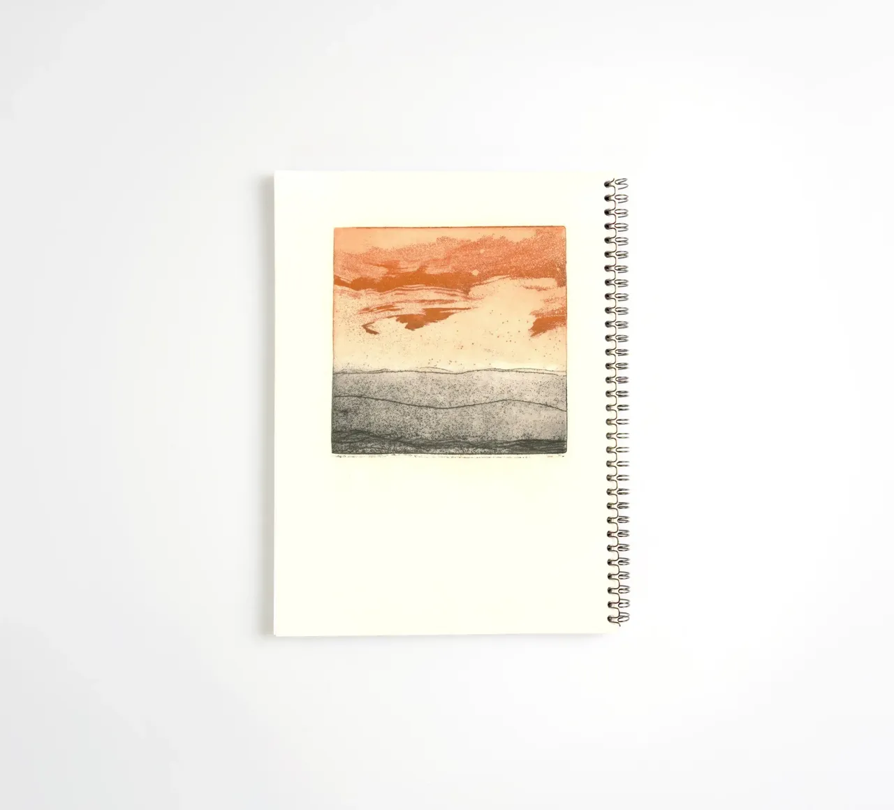 sky texture gradient diario ad anelli da Histrol