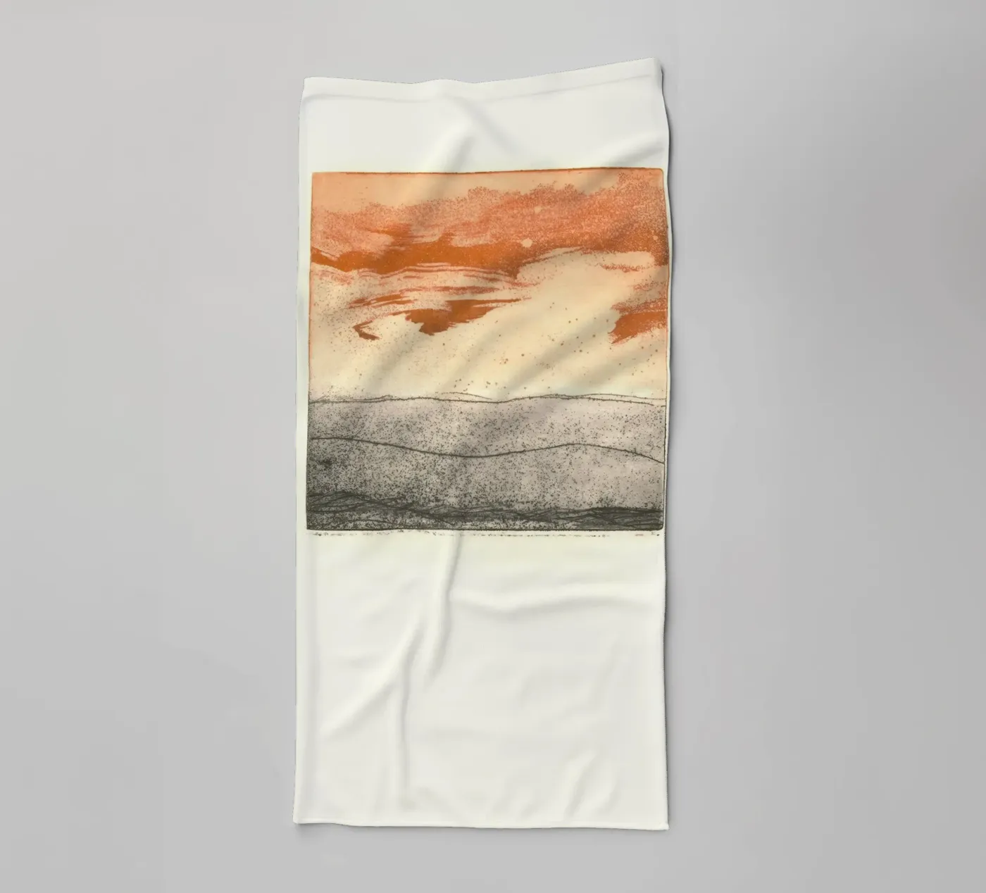 sky texture gradient towel by Histrol