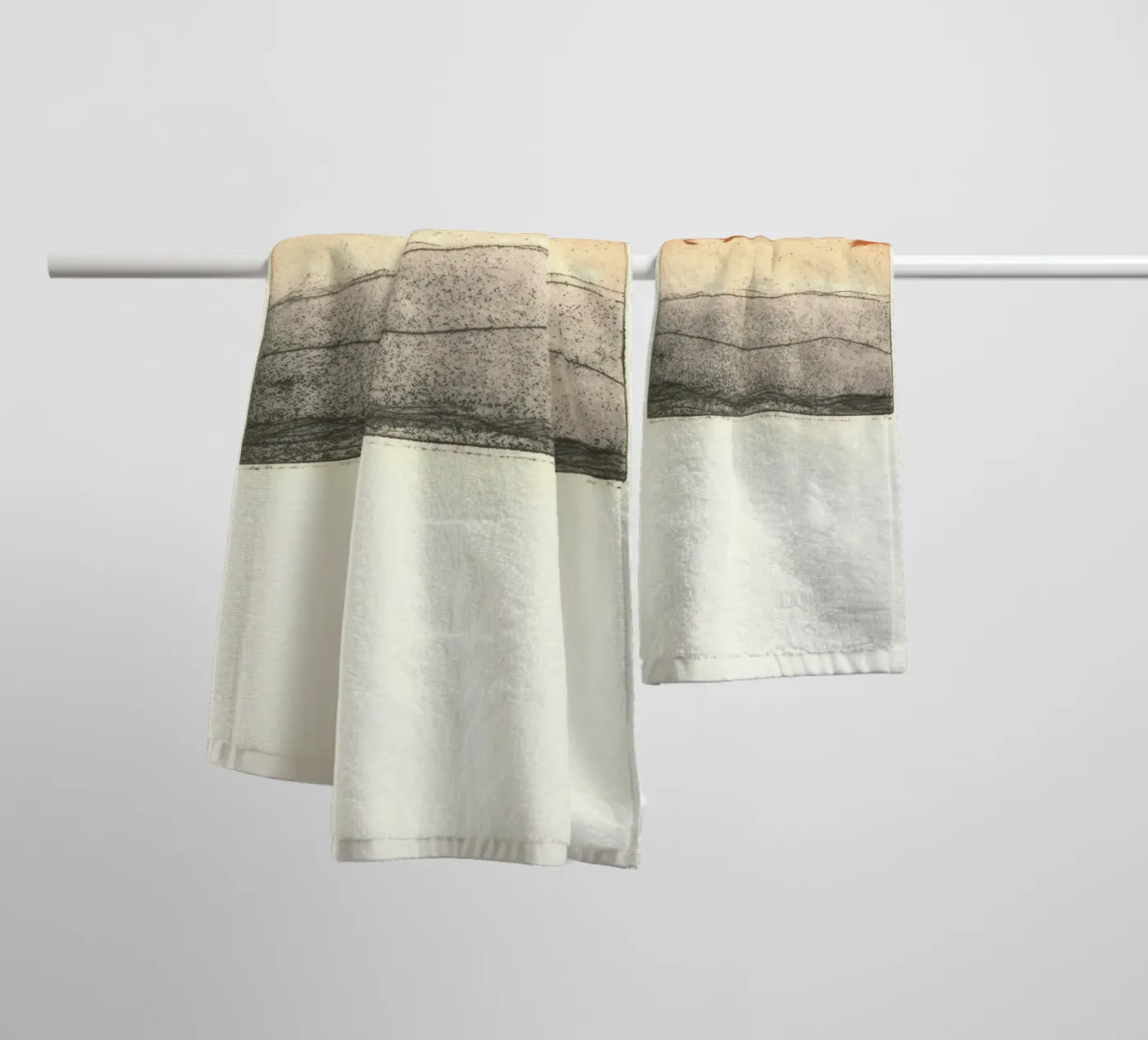 sky texture gradient towel by Histrol