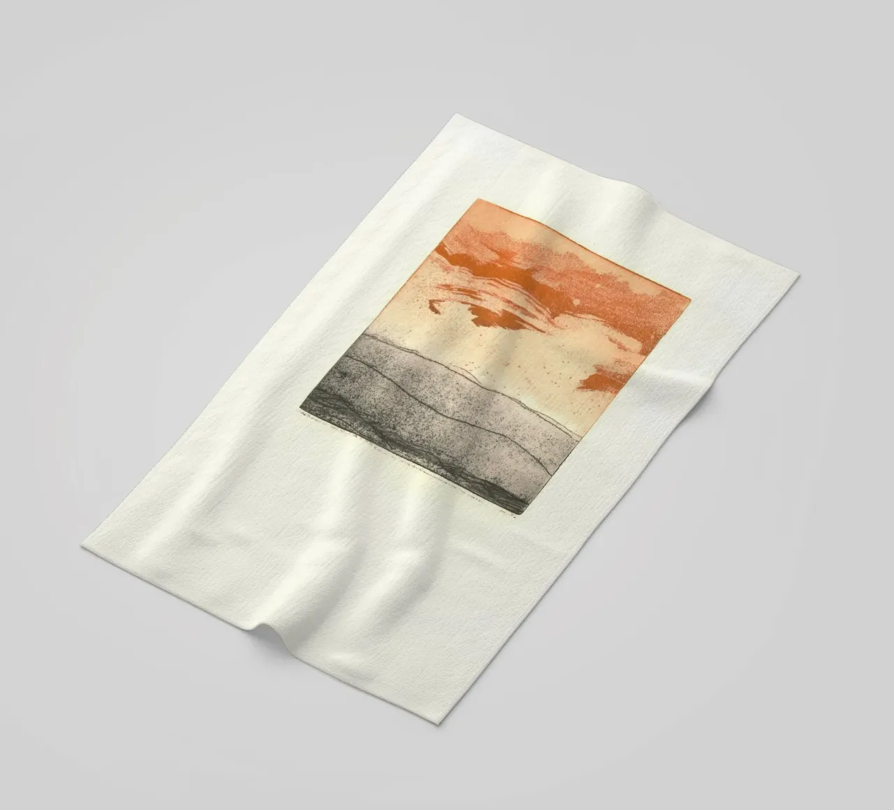 sky texture gradient beach towel by Histrol