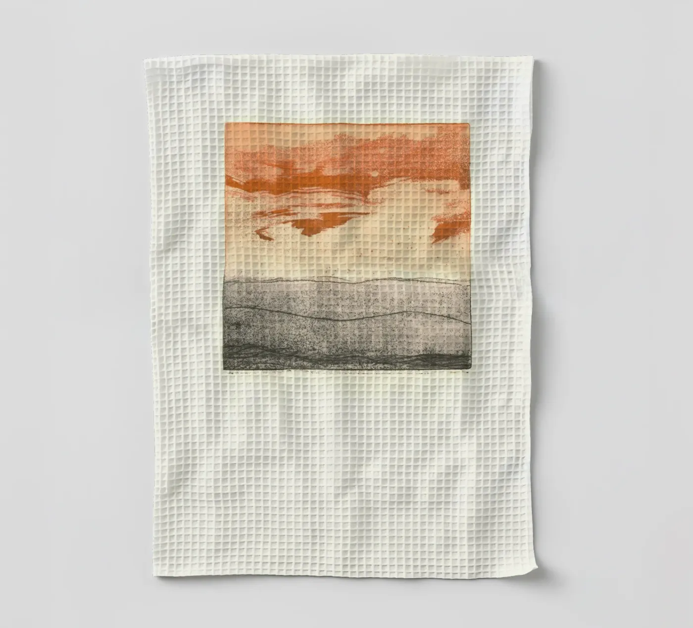 sky texture gradient tea towel by Histrol