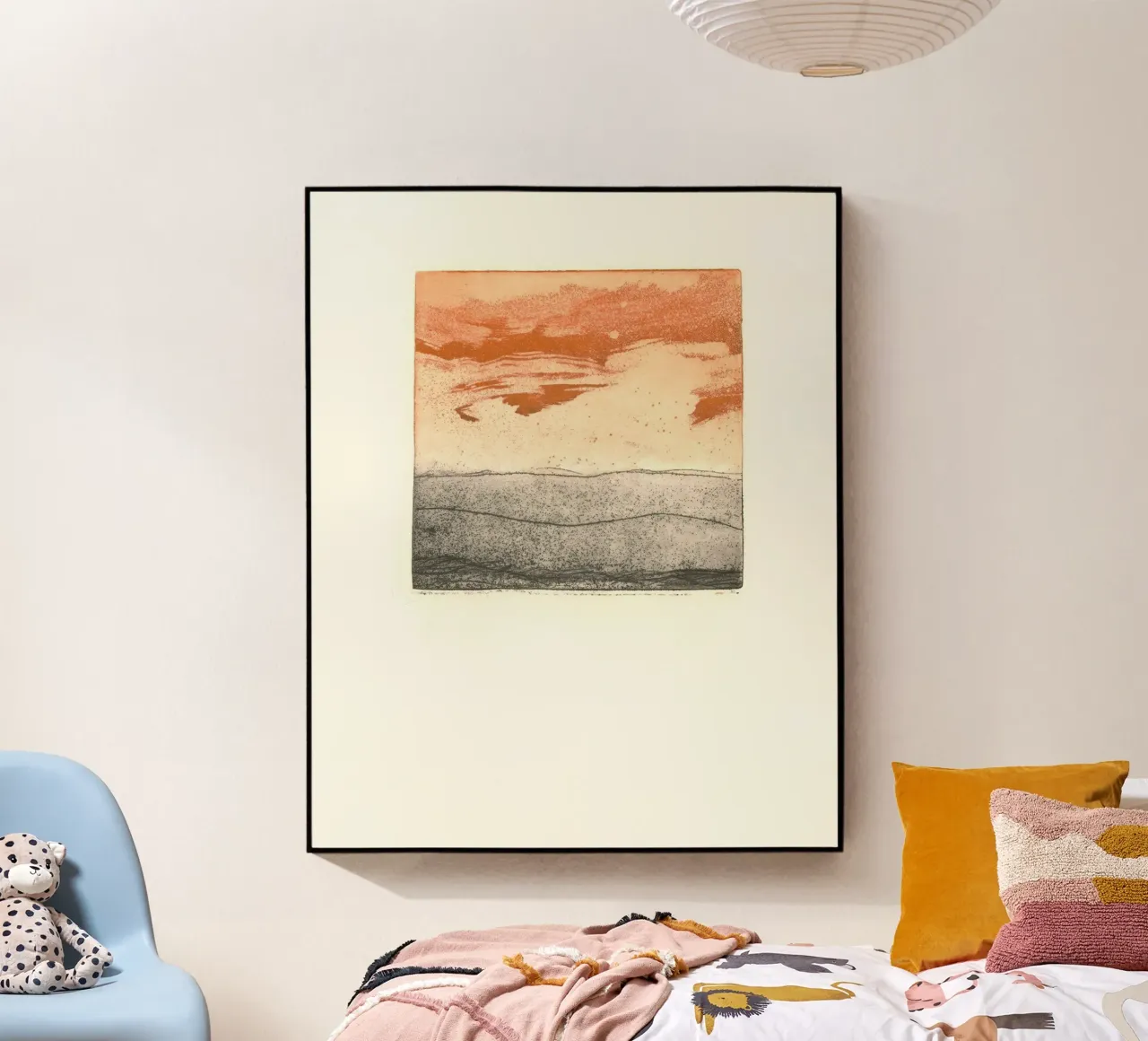 sky texture gradient acryl van Histrol