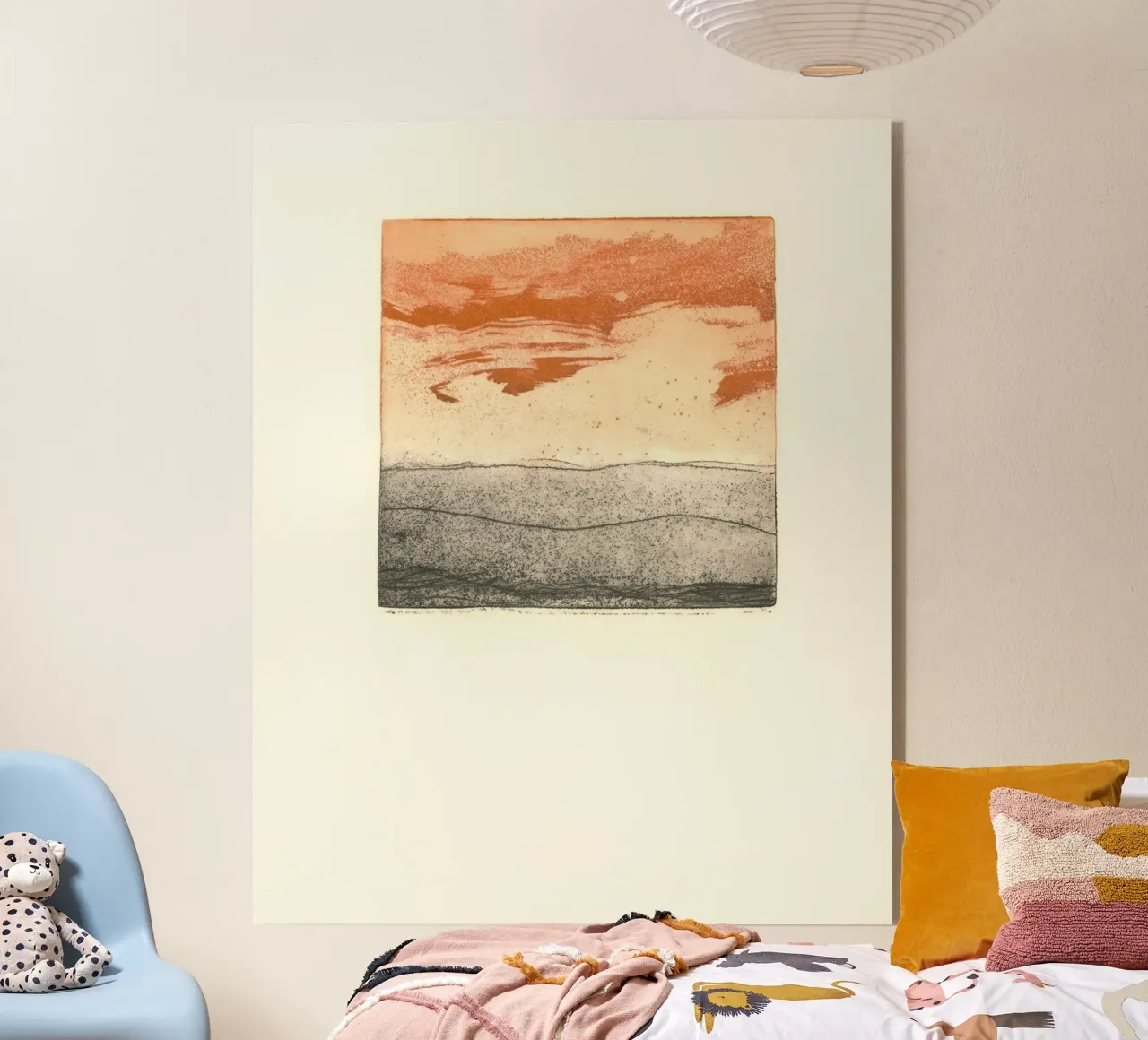 sky texture gradient acryl van Histrol