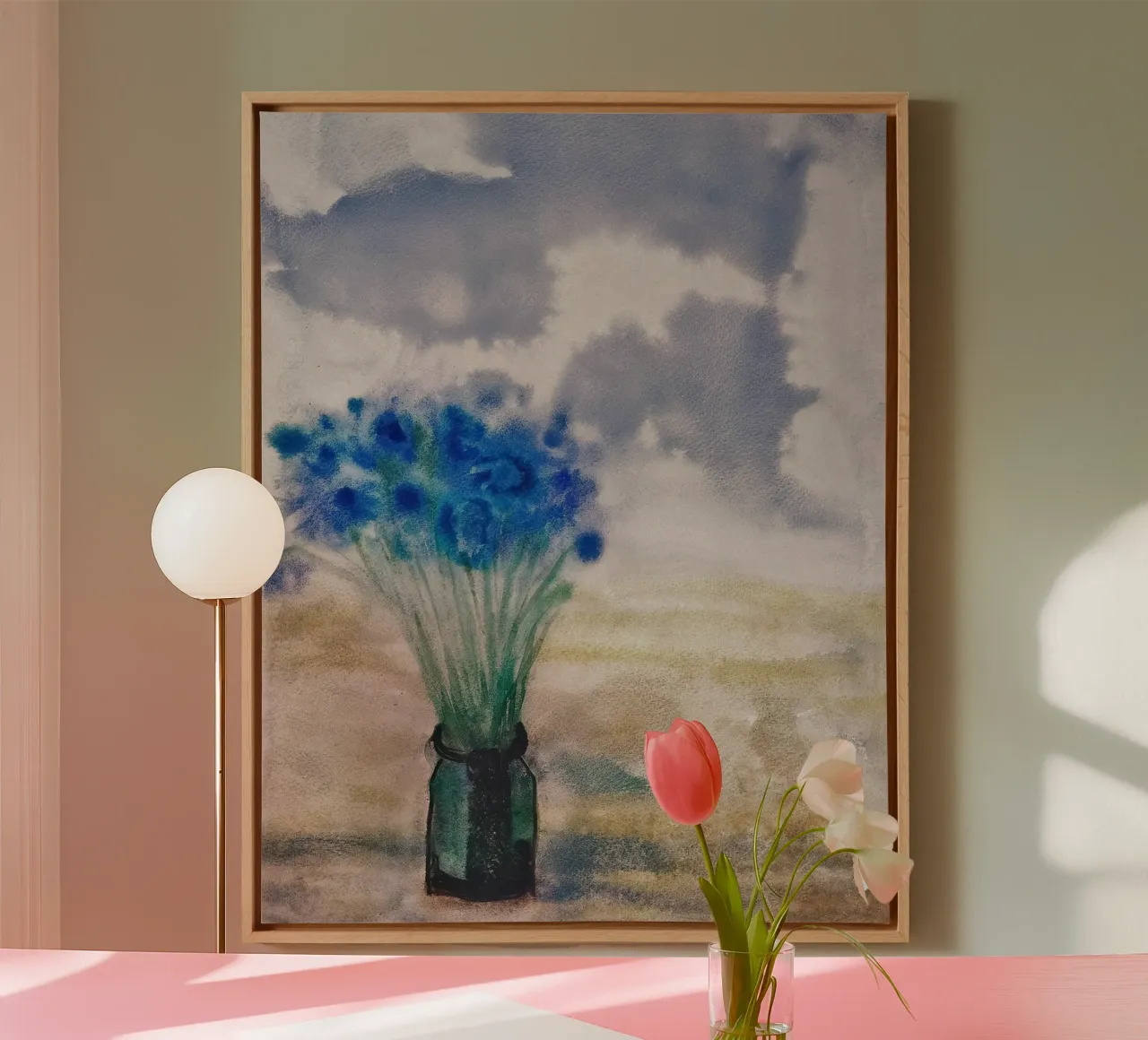 vase nature tela con Cornice a cassetta da Histrol