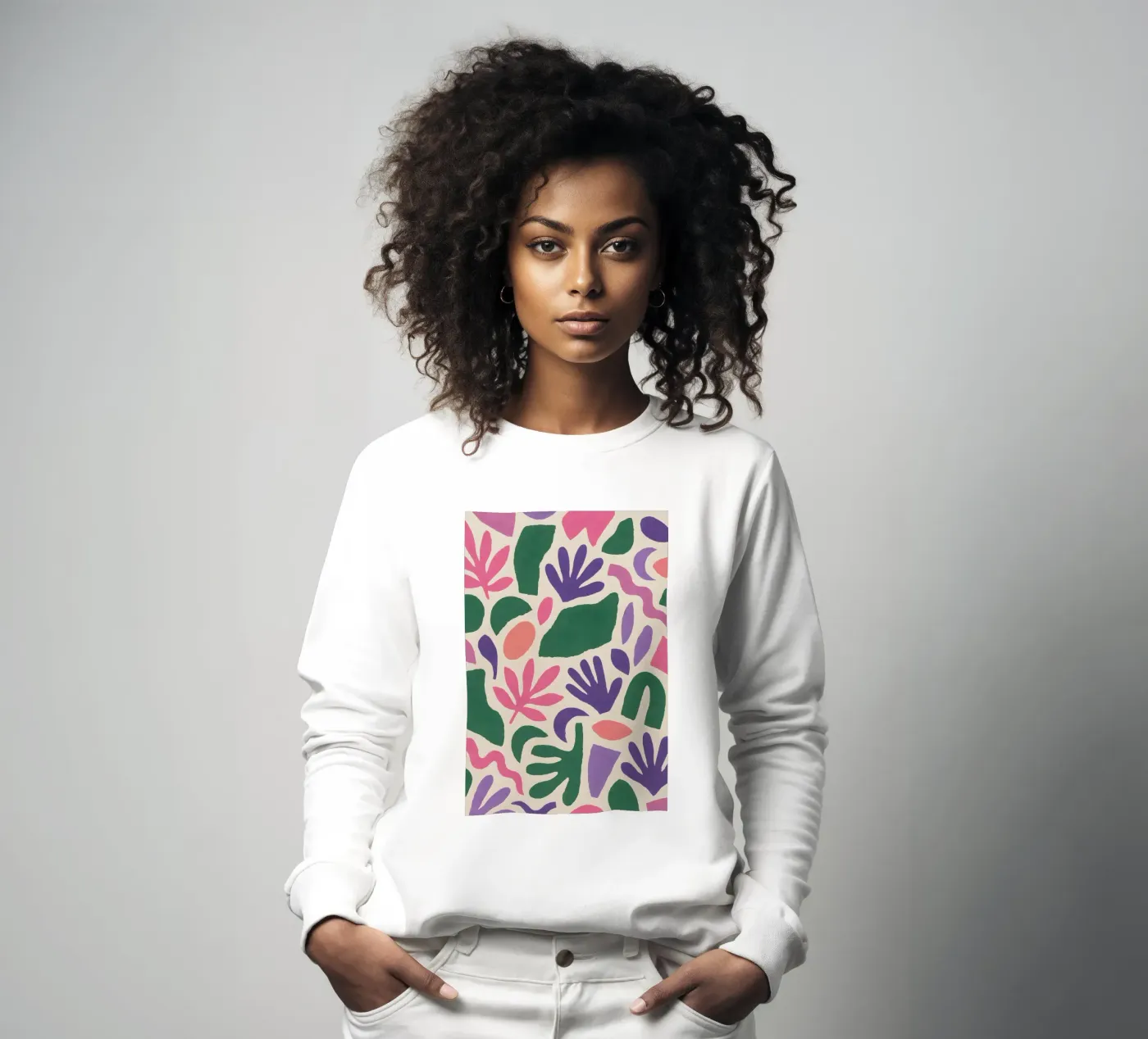 Abstract Pattern sweatshirt by Sunflower Soul Studio