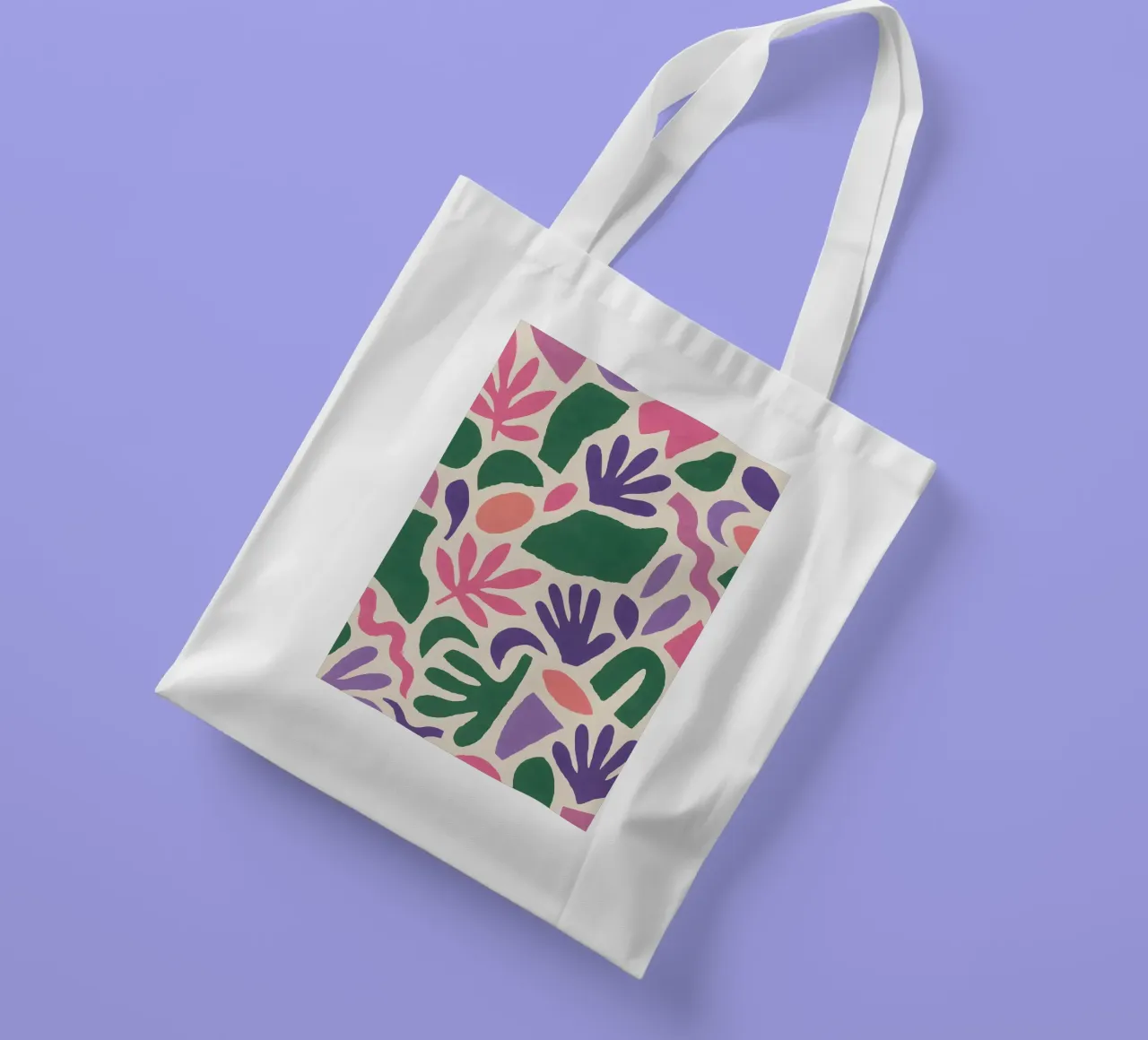 Abstract Pattern borsa in juta da Sunflower Soul Studio