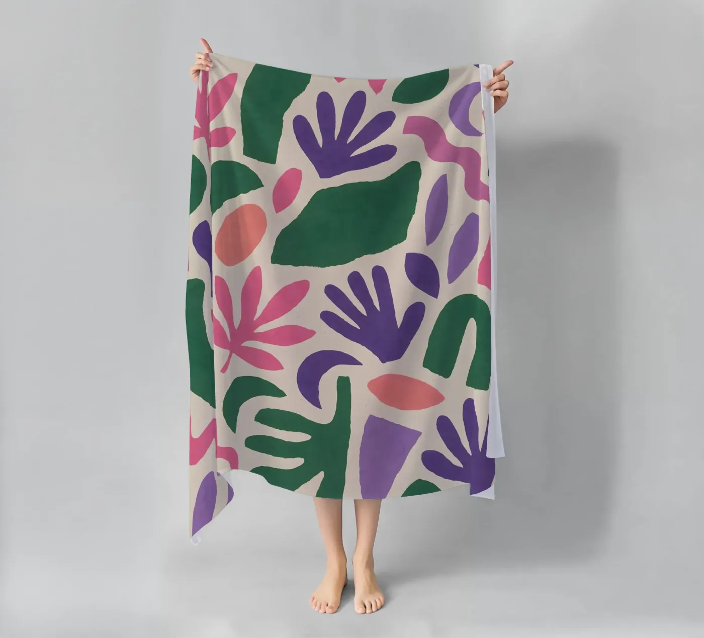 Abstract Pattern beach towel by Sunflower Soul Studio