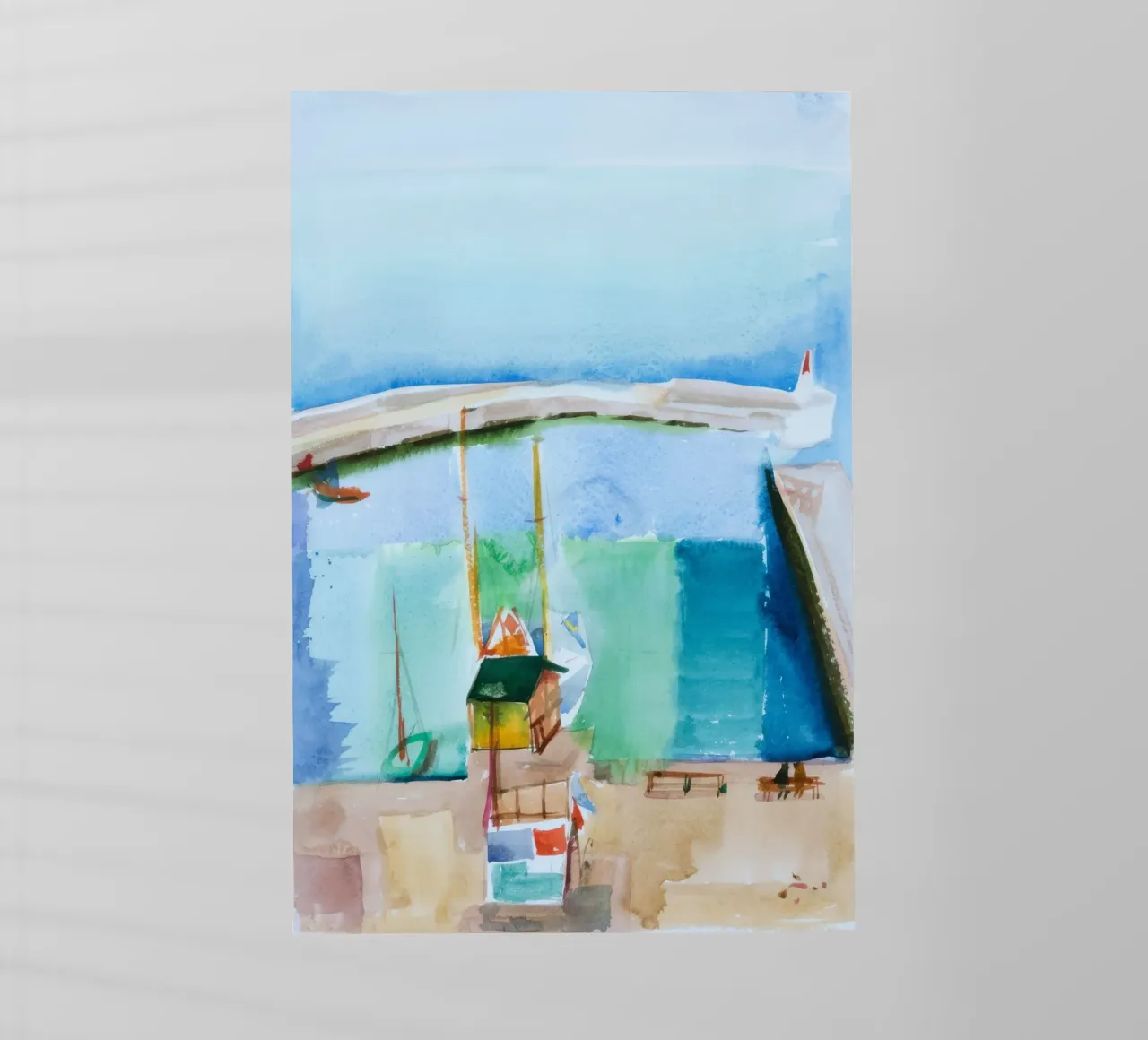 sailboats ocean pellicola backlit da Histrol