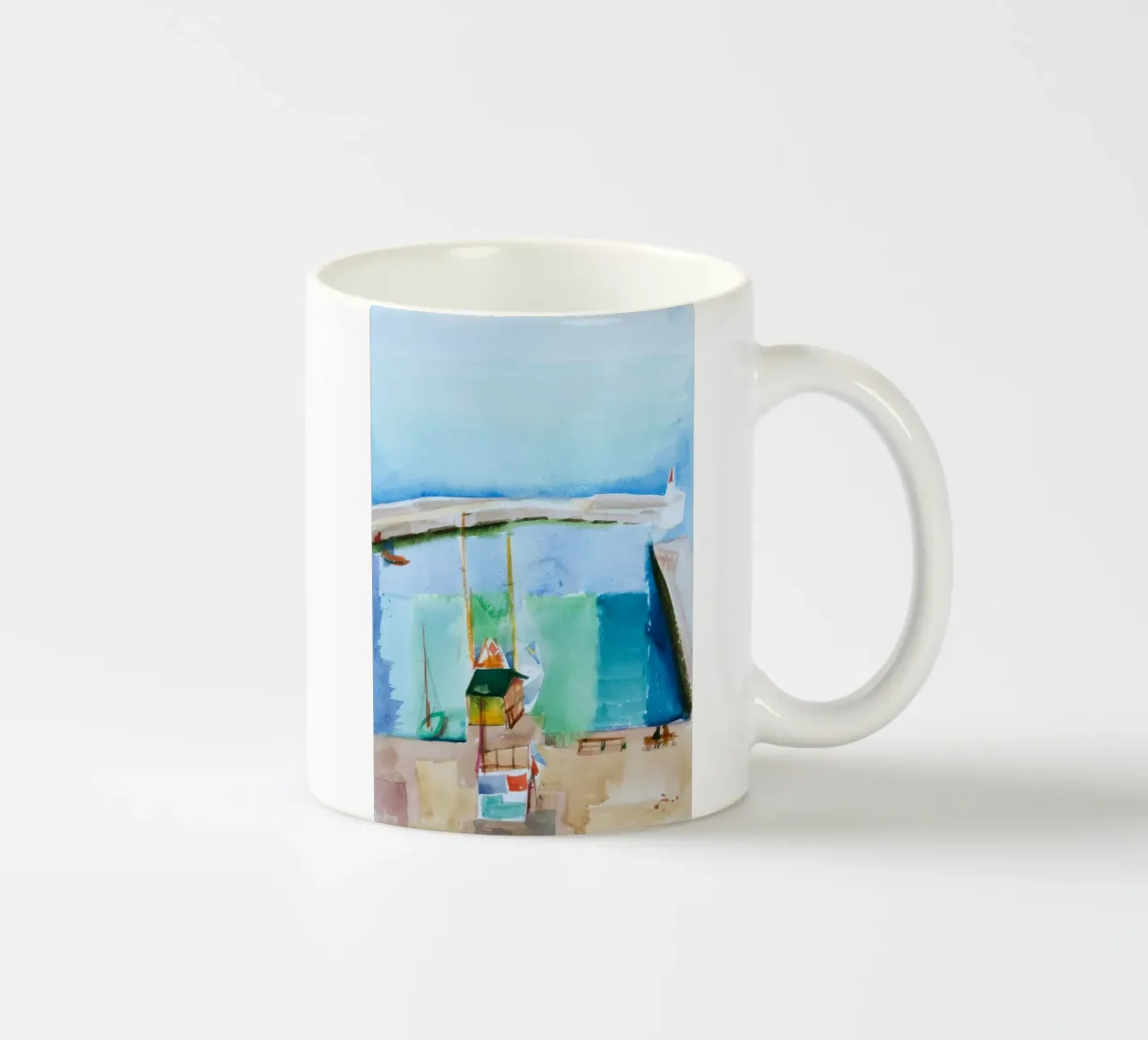 sailboats ocean Keramik Tasse von Histrol