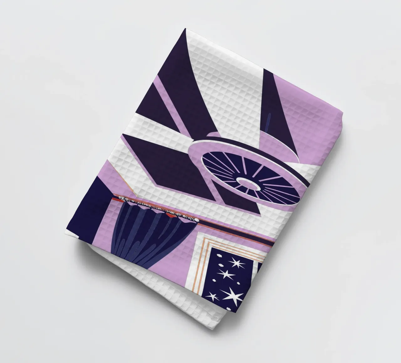 Rooms in the house tea towel by STORE PRESENCE