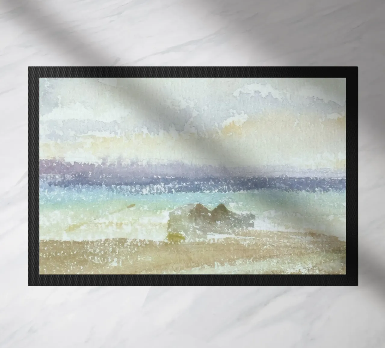 seascape distant doormat by Histrol