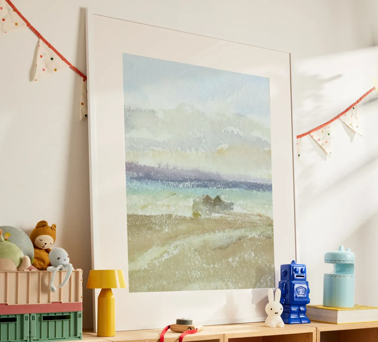 seascape distant poster con telaio in alluminio da Histrol