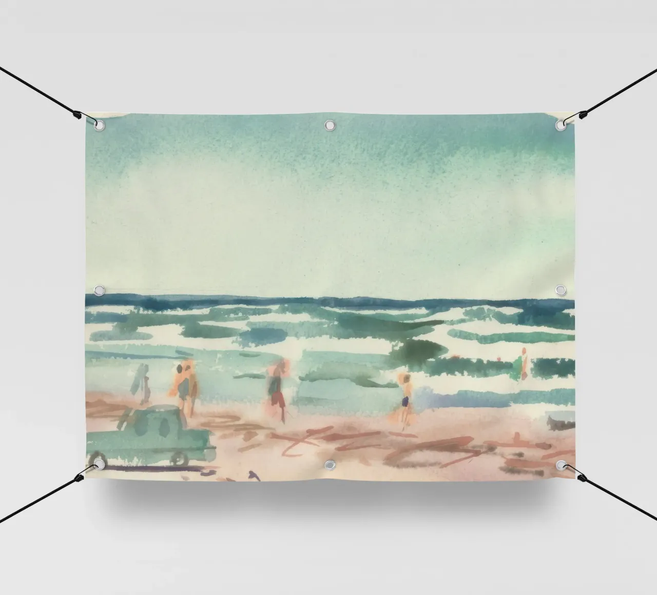 bathing seascape telo in pvc da Histrol