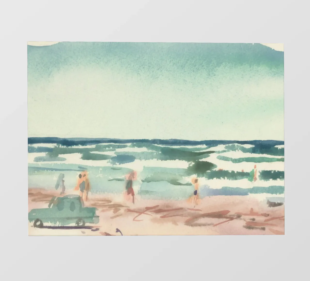 bathing seascape telo in pvc da Histrol