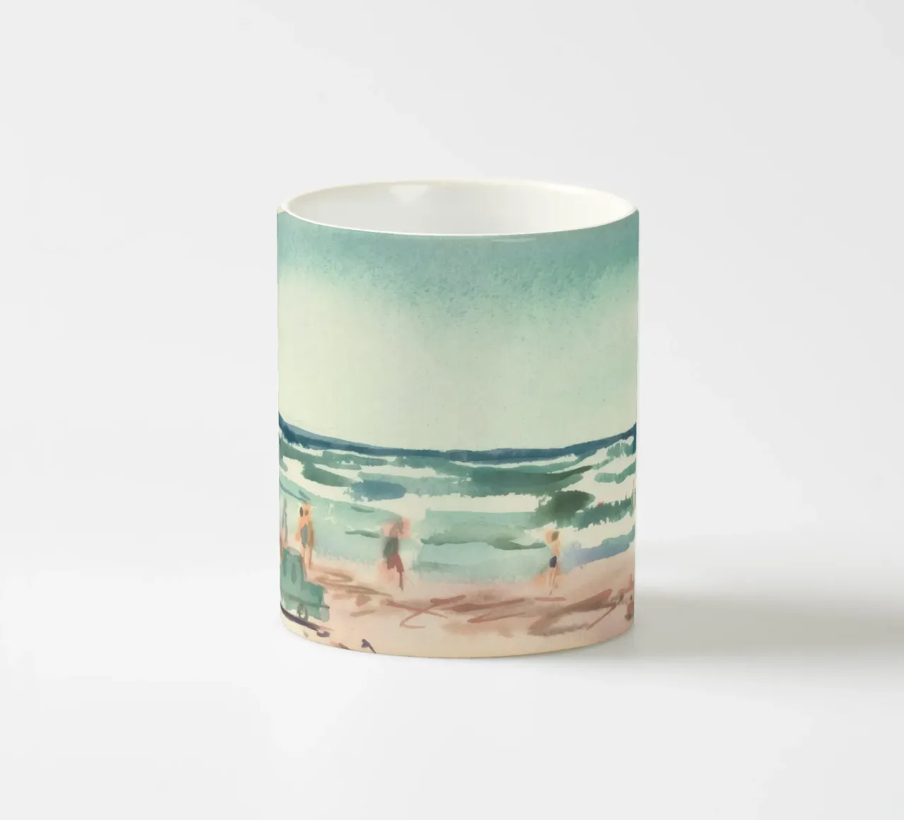 bathing seascape tazza in ceramica da Histrol