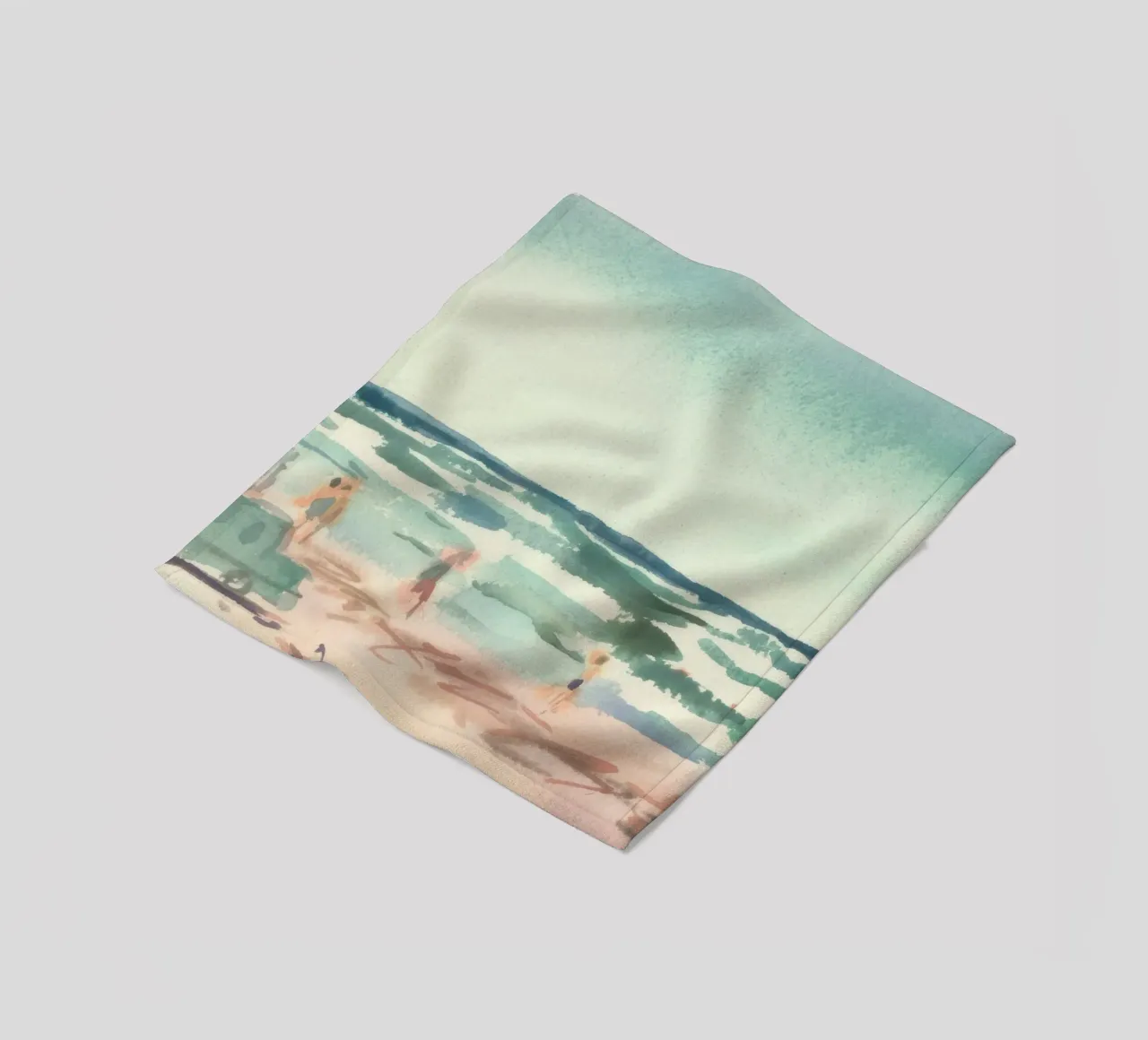 bathing seascape coperta in pile da Histrol