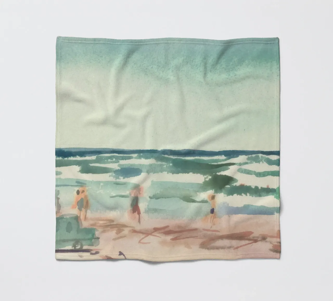 bathing seascape coperta in pile da Histrol