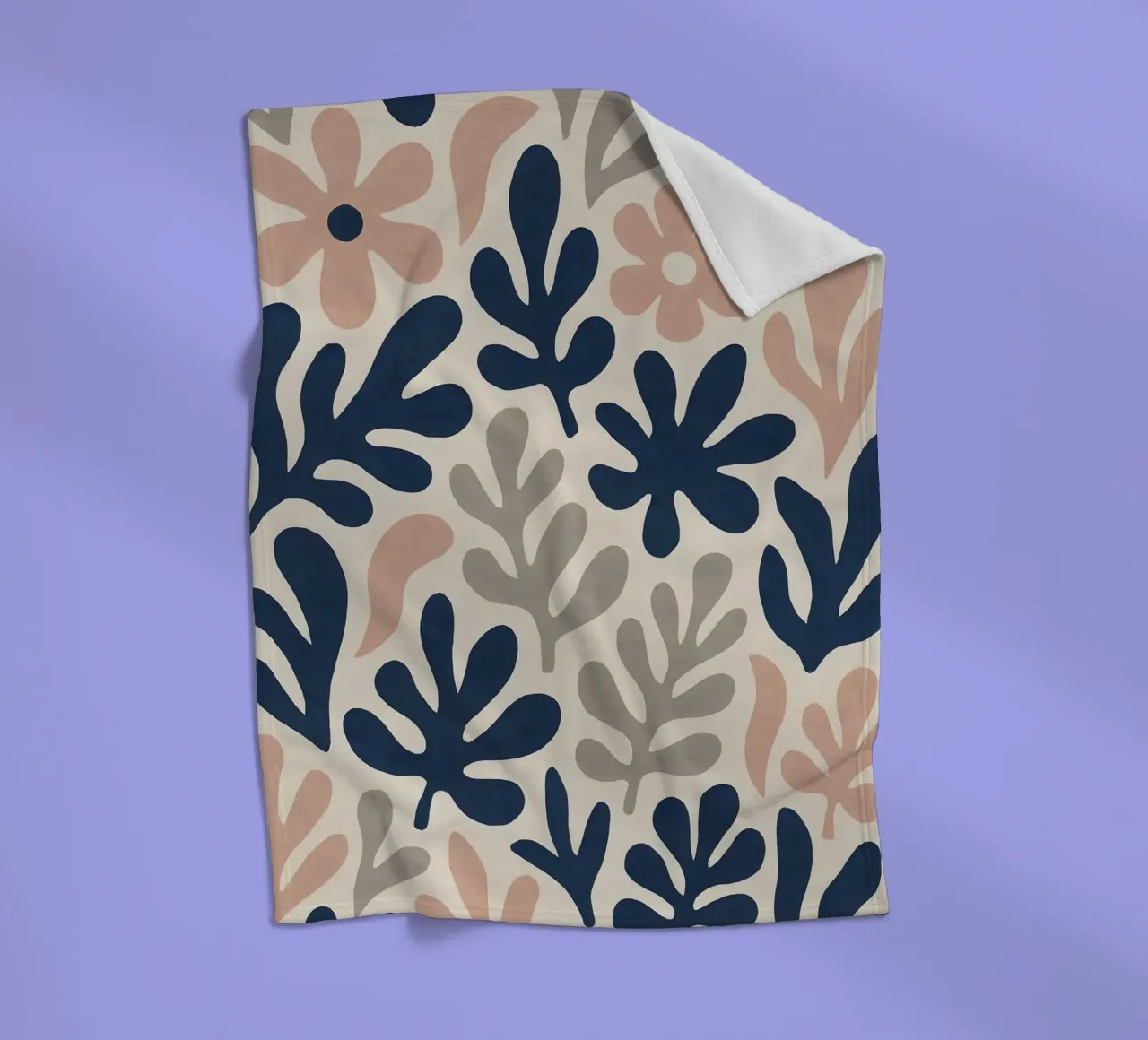 Botanical Abstract coperta in pile da Sunflower Soul Studio