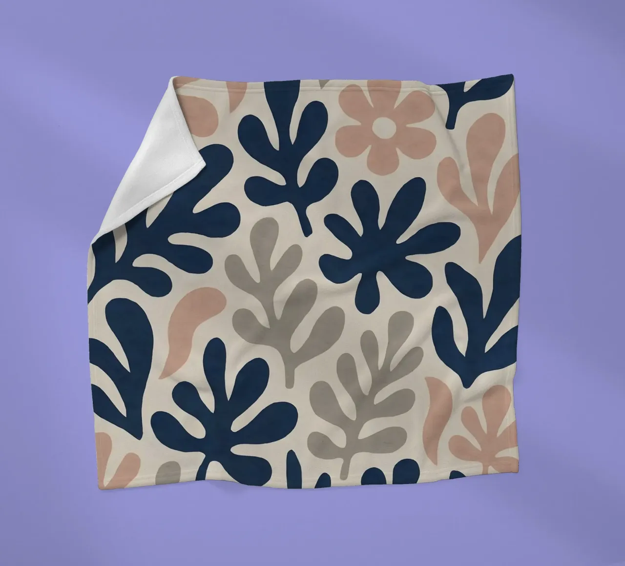 Botanical Abstract coperta in pile da Sunflower Soul Studio