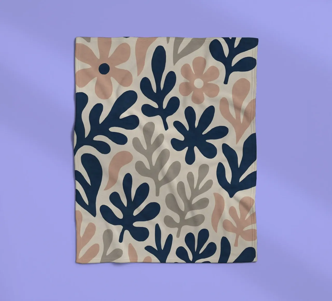 Botanical Abstract coperta in pile da Sunflower Soul Studio