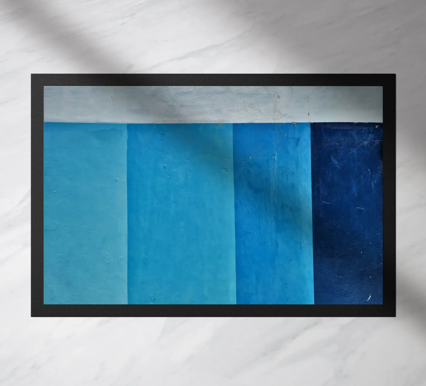 horizontal sections geometric doormat by Histrol