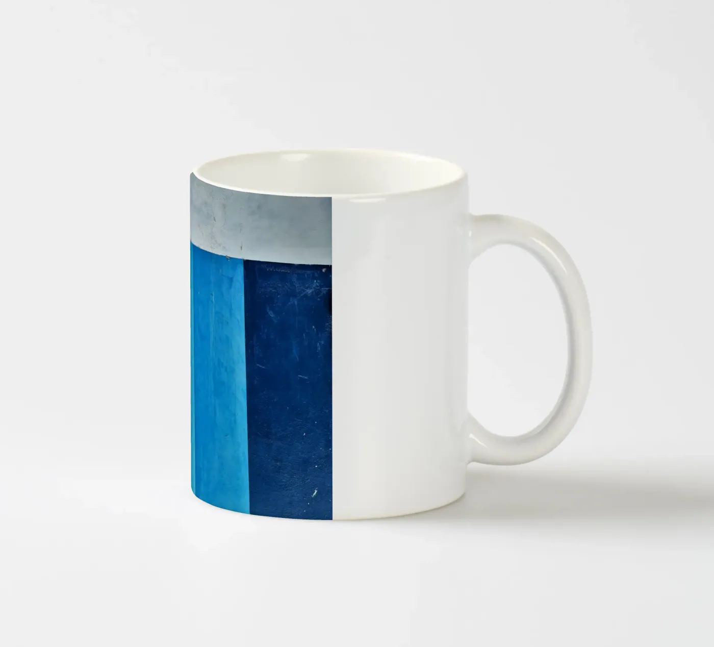 horizontal sections geometric ceramic mug by Histrol
