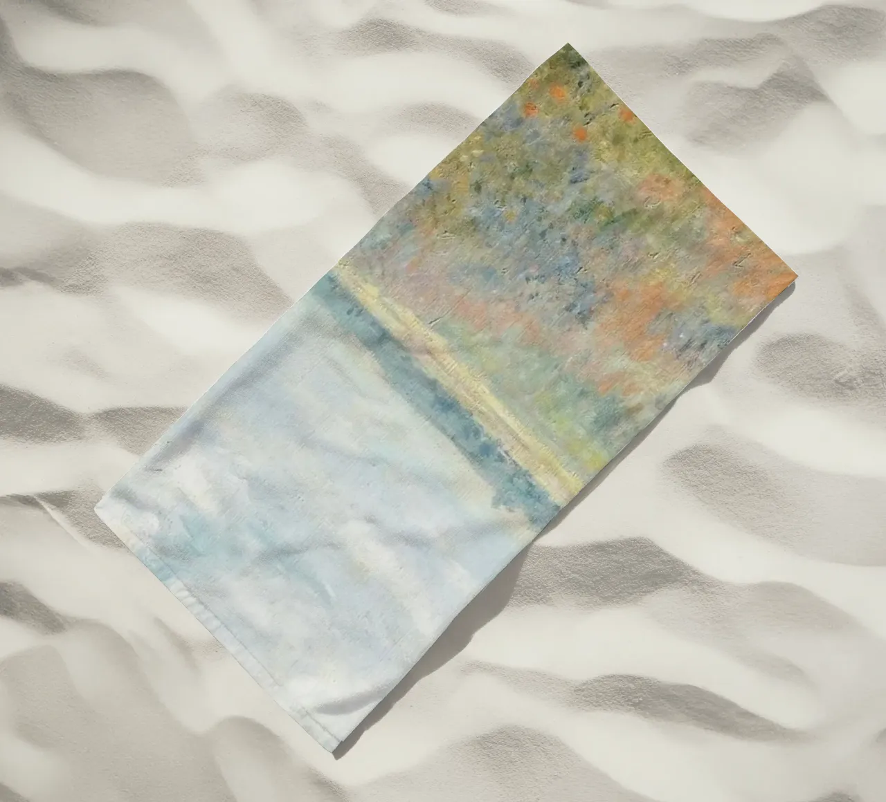 cloudy sky wildflowers telo mare da prindy